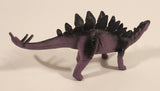 S.H. Black and Purple Stegosaurus 8" Long Dinosaur Toy Figure