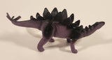 S.H. Black and Purple Stegosaurus 8" Long Dinosaur Toy Figure
