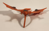 S.H. Orange Pteranodon 2 3/4" Tall Dinosaur Toy Figure