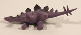 S.H. Black and Purple Stegosaurus 5" Long Dinosaur Toy Figure