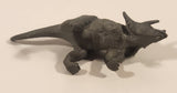 S.H. Black Triceratops 3 1/2" Long Dinosaur Toy Figure