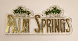 Palm Springs 1 3/8" x 3" Rubber Fridge Magnet