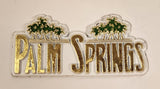 Palm Springs 1 3/8" x 3" Rubber Fridge Magnet
