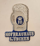 Hofbrauhaus Munchen Beer Stein Themed 2" x 2 1/2" Rubber Fridge Magnet