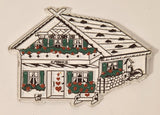 Alpenhaus Alpine House 1 7/8" x 2 3/4" Rubber Fridge Magnet