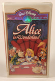 Walt Disney Masterpiece Alice In Wonderland Movie VHS Video Cassette Tape with Case