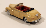 CMW Mini Metals HO Scale 1948 Ford Convertible Tan Die Cast Toy Car Vehicle with Opening Hood