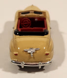 CMW Mini Metals HO Scale 1948 Ford Convertible Tan Die Cast Toy Car Vehicle with Opening Hood