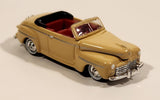 CMW Mini Metals HO Scale 1948 Ford Convertible Tan Die Cast Toy Car Vehicle with Opening Hood
