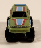 1987 Road Champs BMW M3 Green Micro Mini Die Cast Toy Car Vehicle