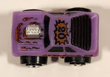 1987 Road Champs Mustang Purple Micro Mini Die Cast Toy Car Vehicle