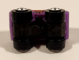1987 Road Champs Mustang Purple Micro Mini Die Cast Toy Car Vehicle