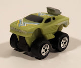 1987 Road Champs Ferrari Testarossa Green Micro Mini Die Cast Toy Car Vehicle