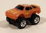 1987 Road Champs Porsche 944 Orange Micro Mini Die Cast Toy Car Vehicle