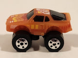 1987 Road Champs Porsche 944 Orange Micro Mini Die Cast Toy Car Vehicle
