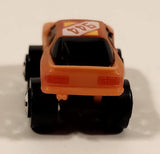 1987 Road Champs Porsche 944 Orange Micro Mini Die Cast Toy Car Vehicle