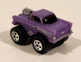 1987 Road Champs '57 Chevy Purple Micro Mini Die Cast Toy Car Vehicle