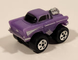 1987 Road Champs '57 Chevy Purple Micro Mini Die Cast Toy Car Vehicle