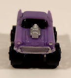 1987 Road Champs '57 Chevy Purple Micro Mini Die Cast Toy Car Vehicle