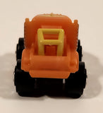 1987 Road Champs Semi Truck Orange Micro Mini Die Cast Toy Car Vehicle