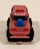 1987 Road Champs Ford Bronco Pink Micro Mini Die Cast Toy Car Vehicle