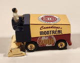 2000 White Rose Collectibles NHL Montreal Canadiens Zamboni Gold Red Blue 1:50 Scale Die Cast Toy Car Vehicle