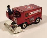 2001 White Rose Collectibles NHL Montreal Canadiens Zamboni Red Chrome 1:50 Scale Die Cast Toy Car Vehicle