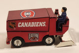 2001 White Rose Collectibles NHL Montreal Canadiens Zamboni Red Chrome 1:50 Scale Die Cast Toy Car Vehicle