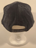 Vintage BC Belting Ltd Black Corduroy Snapback Trucker Cap Hat