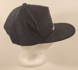 Vintage BC Belting Ltd Black Corduroy Snapback Trucker Cap Hat