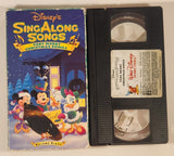 1988 Disney's Sing Along Songs Very Merry Christmas Songs Volume Eight Movie VHS Video Cassette Tape with Case