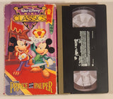 Walt Disney Mini Classics The Prince And The Pauper Movie VHS Video Cassette Tape with Case