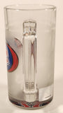 NHL National Hockey League Montreal Canadiens 5 5/8" Frosted Glass Beer Mug Cup