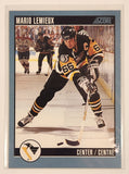 1992-93 Score NHL #390 Pittsburgh Penguins Mario Lemieux Trading Card