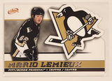 2003-04 McDonald's Pacific Trading Cards Atomic Hockey NHL #41 Pittsburgh Penguins Mario Lemieux Trading Card