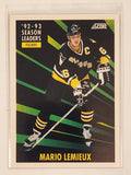 1993-94 Score NHL #480 Pittsburgh Penguins Mario Lemieux Trading Card