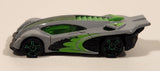 2011 Hot Wheels Wall Tracks Display Rack Side Draft Grey Die Cast Toy Car Vehicle