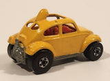 1989 Hot Wheels Auto Magic Baja Bug Volkswagen VW Beetle Metalflake Gold Die Cast Toy Car Vehicle