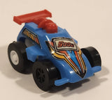 Unknown Brand 500Z Blue Pullback Miniature Plastic Toy Race Car Vehicle
