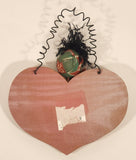 Rag Doll I Was Born To Have A Maid... Not Be One! Wood Heart Shaped Wall Hanging