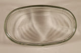 Glass Butter Dish with Embossed Silver Plated Lid