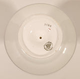 Vintage Aynsley Purple with Ornate Red Rose Pattern Porcelain Pedestal Dessert Dish