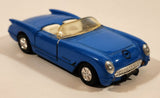 SS409 1956 Chevrolet Corvette Convertible Blue Pull Back Die Cast Toy Car Vehicle with Opening Doors
