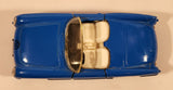 SS409 1956 Chevrolet Corvette Convertible Blue Pull Back Die Cast Toy Car Vehicle with Opening Doors
