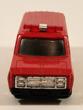 Unknown Brand No. 8710 Van Fire Red Pull Back 1:38 Scale Die Cast Toy Car Vehicle