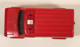 Unknown Brand No. 8710 Van Fire Red Pull Back 1:38 Scale Die Cast Toy Car Vehicle