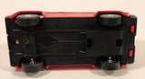 Unknown Brand No. 8710 Van Fire Red Pull Back 1:38 Scale Die Cast Toy Car Vehicle