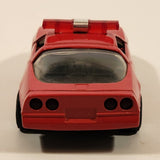 Unknown Brand No. 8306 Corvette Fire Red Pull Back 1:43 Scale Die Cast Toy Car Vehicle