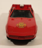 Unknown Brand No. 8306 Corvette Fire Red Pull Back 1:43 Scale Die Cast Toy Car Vehicle