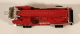 Unknown Brand No. 8730 Fire Truck Snorkel Aerial Red Pull Back Die Cast Toy Car Vehicle